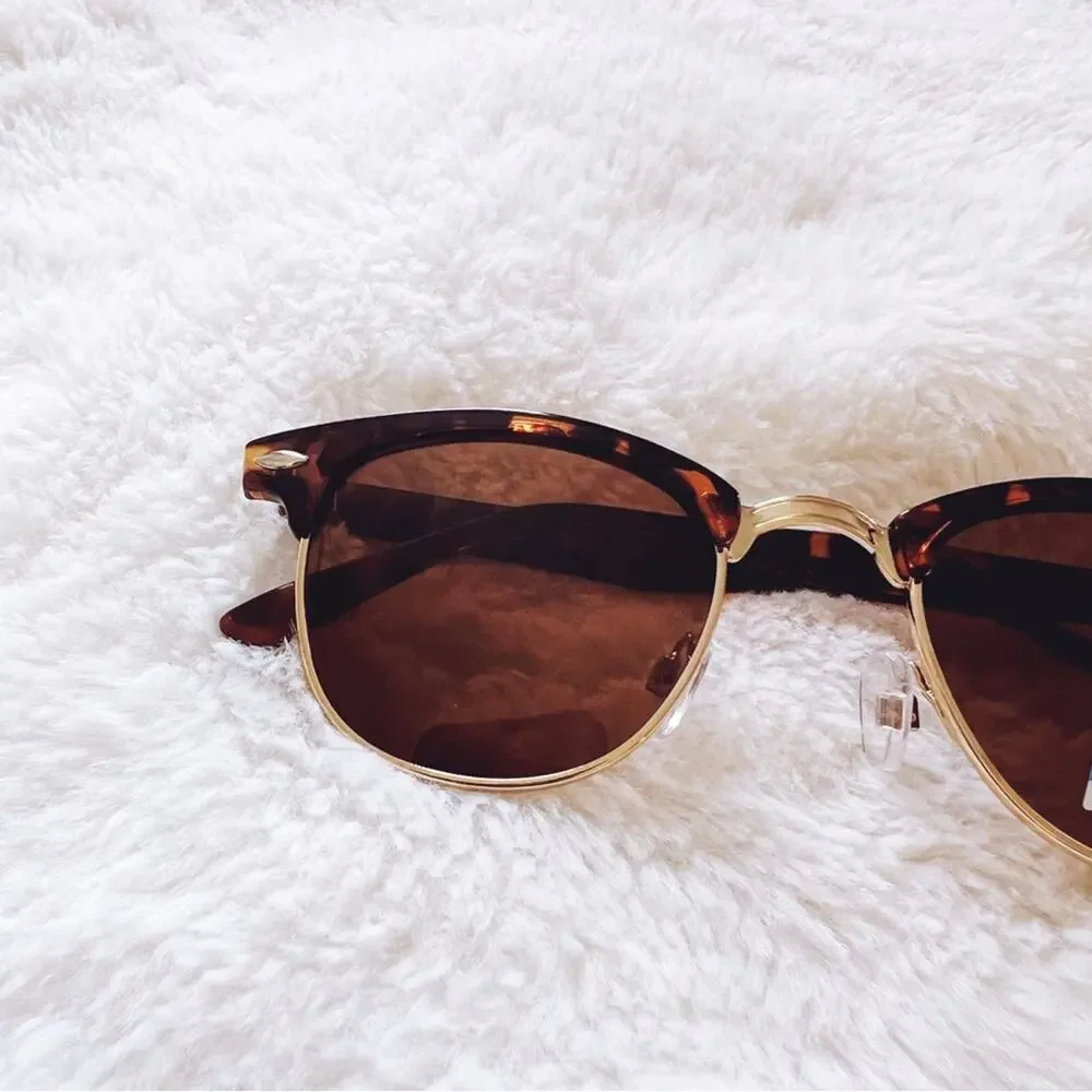 Theo Brown Sleek Modern Sunglasses
